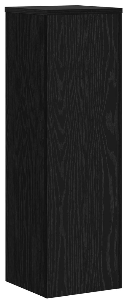 vidaXL Σταντ Φυτών 2 τεμ Μαύρη Δρυς 25 x 25 x 80 εκ Ξυλεία Ειδικής Κατασκευής