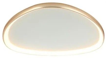 Πλαφονιέρα Φωτιστικό Οροφής 60cm LED 32W IP20 3000K  Zambelis 23088 Χρυσό