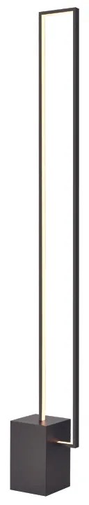 Φωτιστικό Επιδαπέδιο Aca PN30LEDFBK AELIA Μαύρο Ματ (Black Mat) 3000K