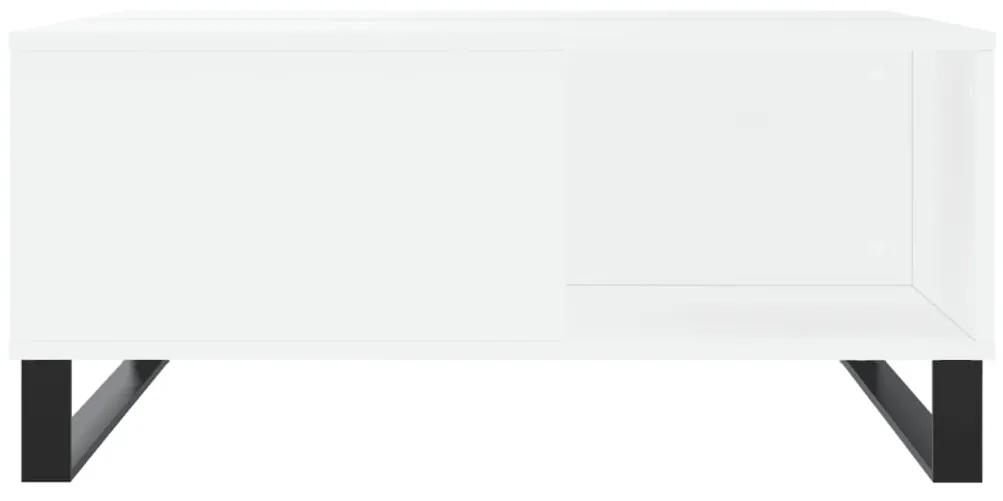 vidaXL Τραπεζάκι Σαλονιού Λευκό 80 x 80 x 36,5 εκ. Επεξεργασμένο Ξύλο