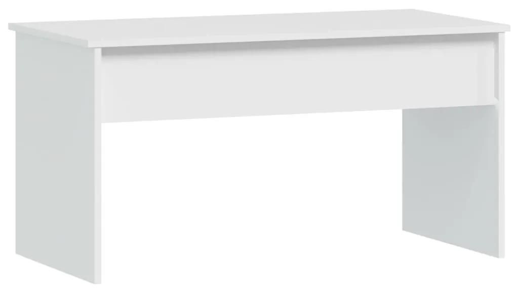 vidaXL Τραπεζάκι Σαλονιού Λευκό 102x50,5x52,5 εκ. Επεξεργασμένο Ξύλο