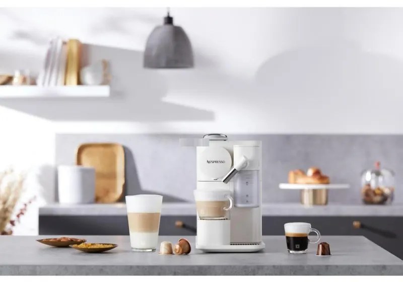 Μηχανή Espresso DeLonghi EN510W, 1450W, 19 bar, 1 l, Nespresso, Αυτόματη απενεργοποίηση, Λευκό