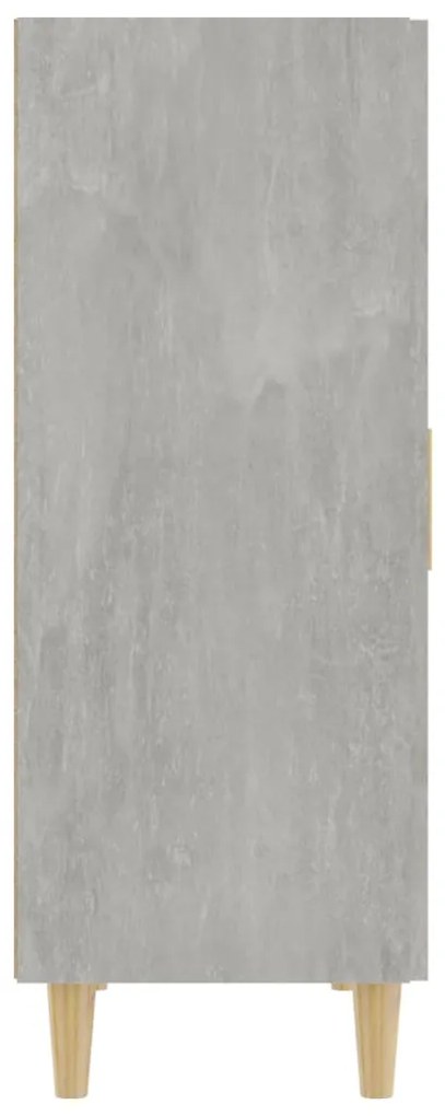 vidaXL Ντουλάπι Γκρι Σκυροδέματος 70 x 34 x 90 εκ. Επεξεργασμένο Ξύλο