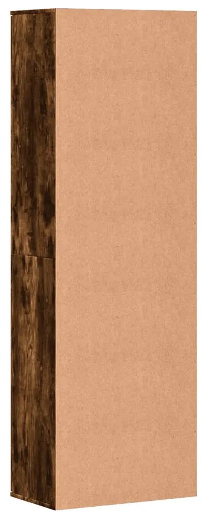 vidaXL Ντουλάπα Καπνιστή δρυς 60 x 35 x 180 εκ. από Επεξ. Ξύλο