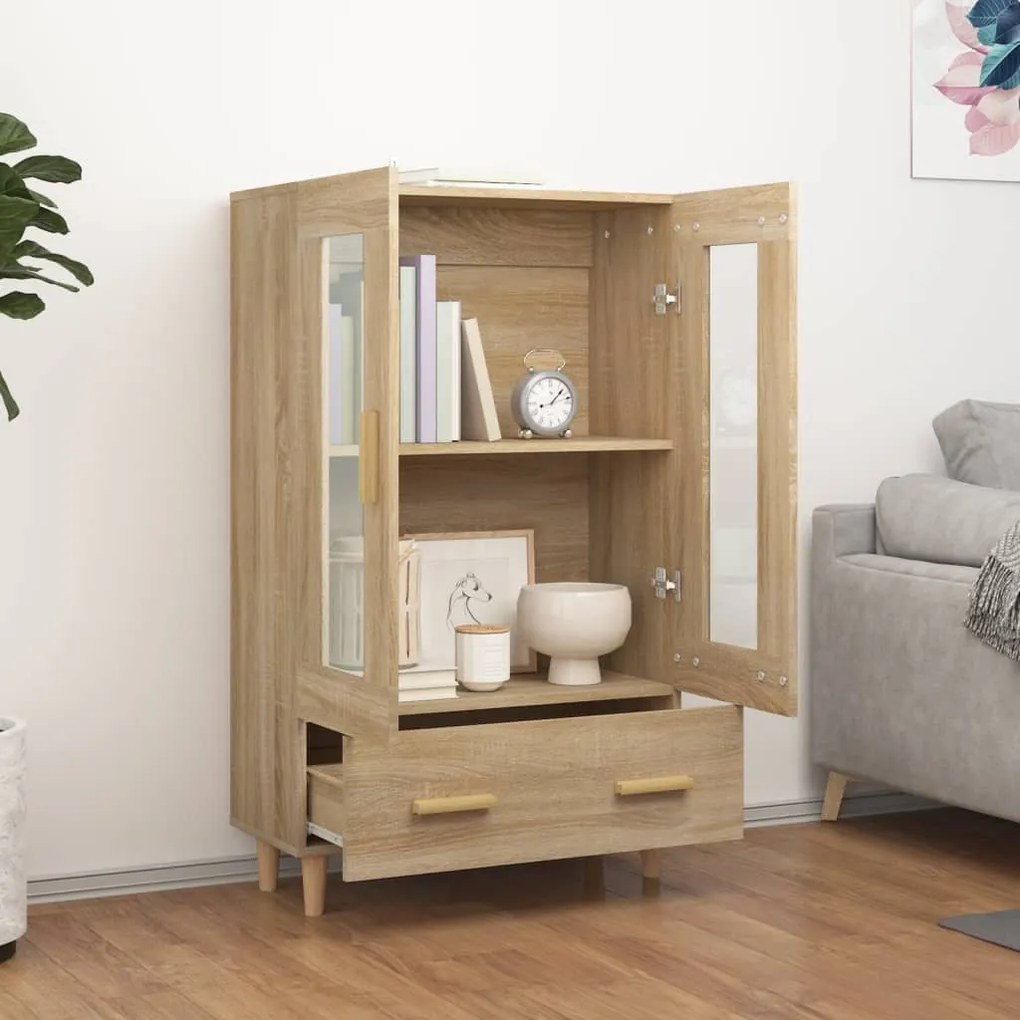 vidaXL Ντουλάπα Sonoma Δρυς 70 x 31 x 115 εκ. από Επεξεργασμένο Ξύλο