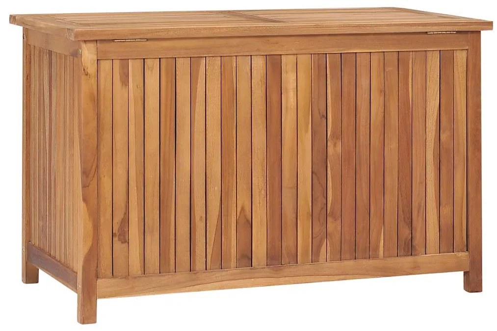 vidaXL Μπαούλο Αποθήκευσης Κήπου 90 x 50 x 58 εκ. από Μασίφ Ξύλο Teak