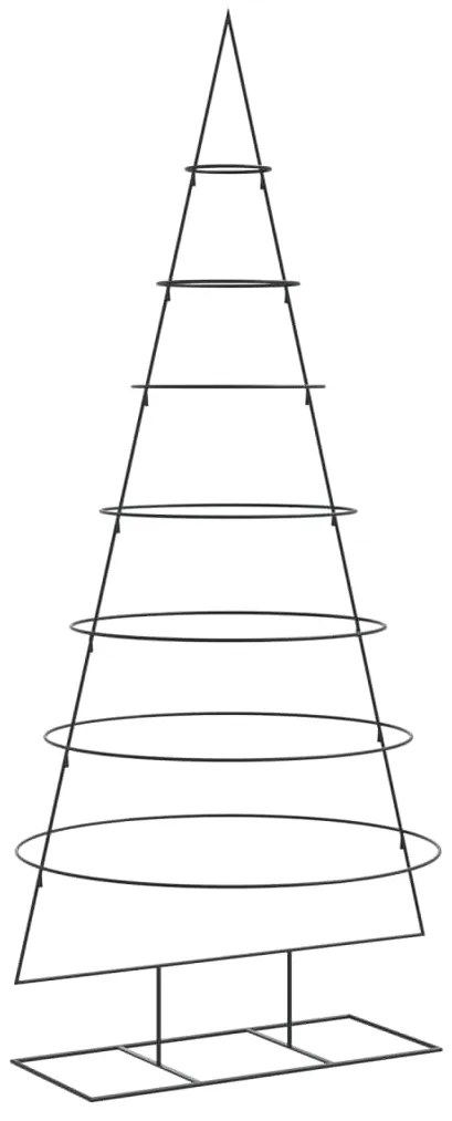 vidaXL Χριστουγεννιάτικο Δέντρο Διακοσμητικό Μαύρο 210 εκ.