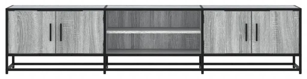 Έπιπλο Τηλεόρασης Γκρι Sonoma 180x35x41 εκ. από Επεξεργ. Ξύλο - Γκρι