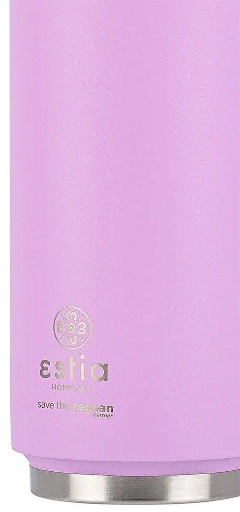 Ποτήρι Θερμός Travel Cup Save The Aegean Lavender Purple 500ml - Estia