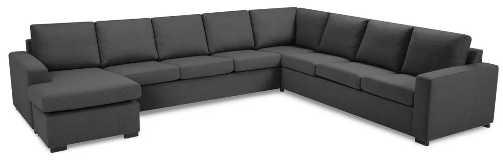 Γωνιακός Καναπές Scandinavian Choice C137, Γκρι, 344x285x80cm