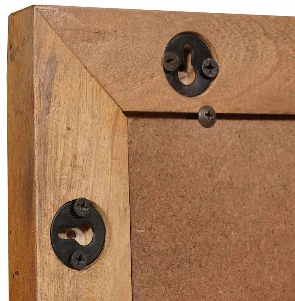 vidaXL Καθρέφτης Μπάνιου με καθρέφτη Ανοιχτό καφέ 70 x 50 x 2,5 εκ.