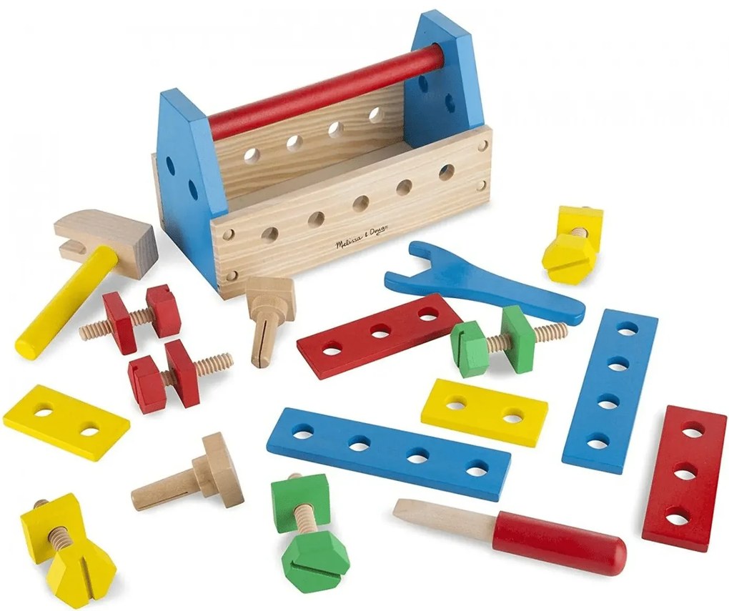 Ξύλινο Βαλιτσάκι με Εργαλεία &amp; Βίδες  10494 Melissa &amp; Doug