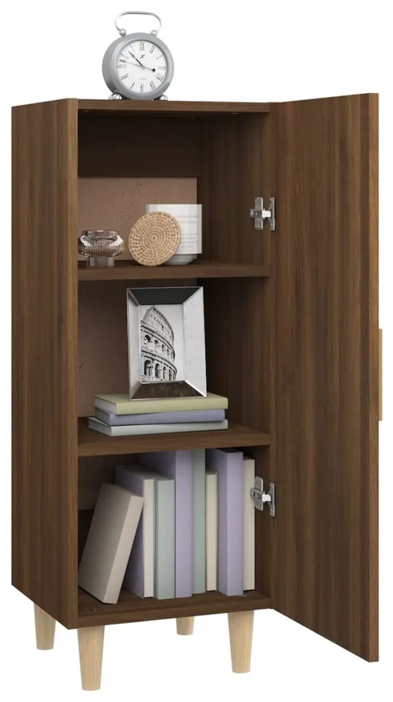 vidaXL Ντουλάπι Καφέ Δρυς 34,5 x 34 x 90 εκ. Επεξεργασμένο Ξύλο
