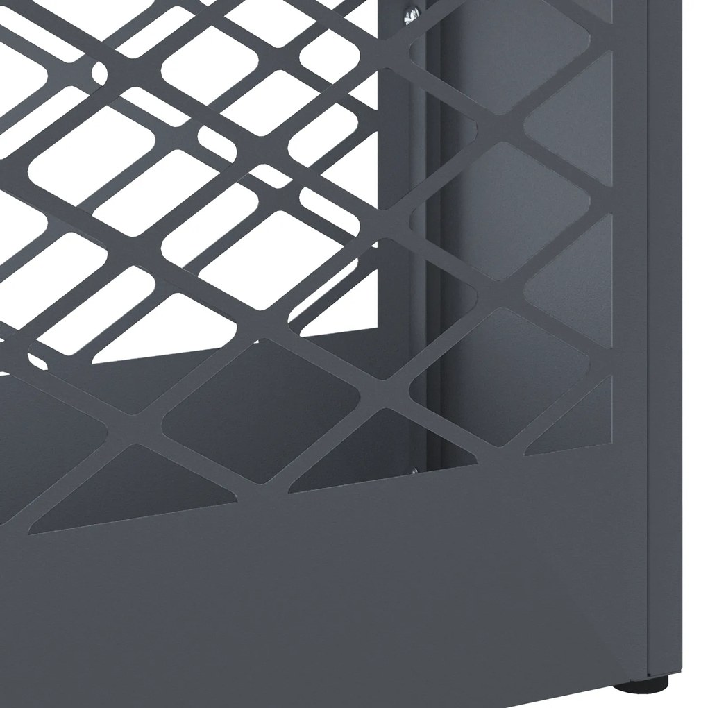 vidaXL Ανθρακί Σταντ Ομπρέλας 28x12x41 εκ. σε Ατσάλι