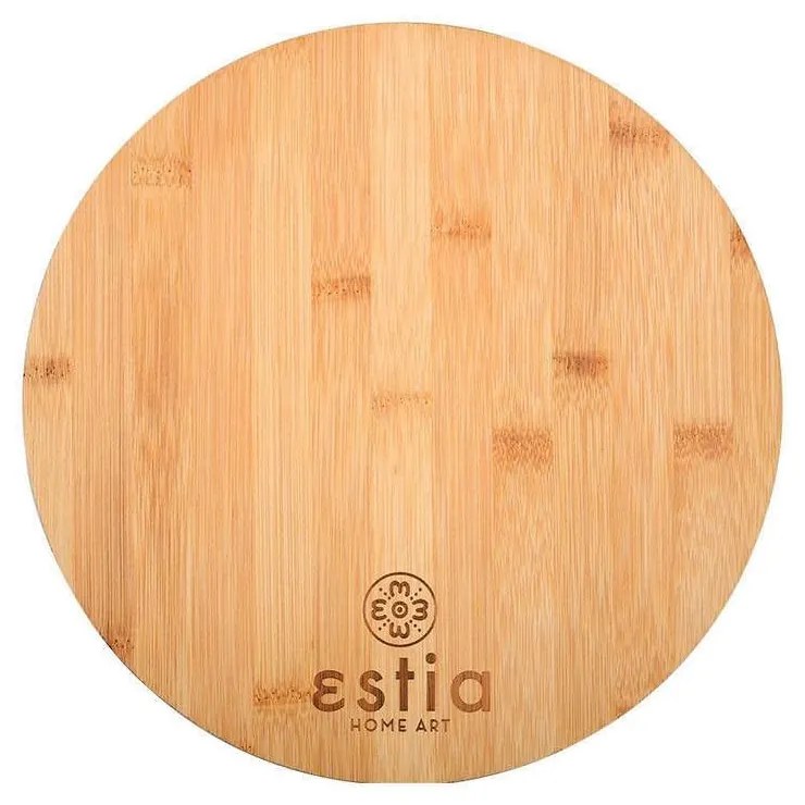 Επιφάνεια Κοπής Στρογγυλή Essentials 01-13769 Φ28cm Natural Estia Bamboo