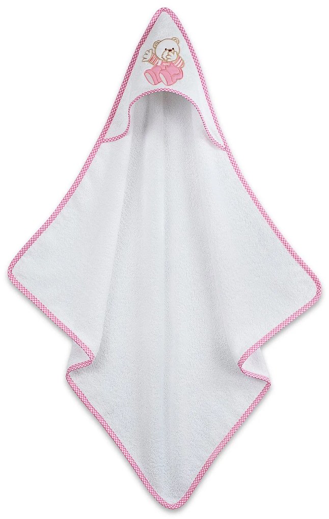 Κάπα κεντητή Bear 04 Rose 75x75