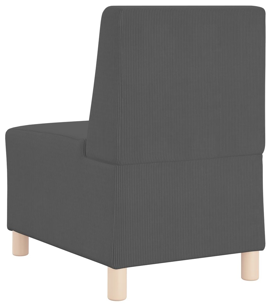 vidaXL Καθίσμα Σαλονιού Σκούρο γκρι 55 x 74 x 82 εκ. Βελούδο
