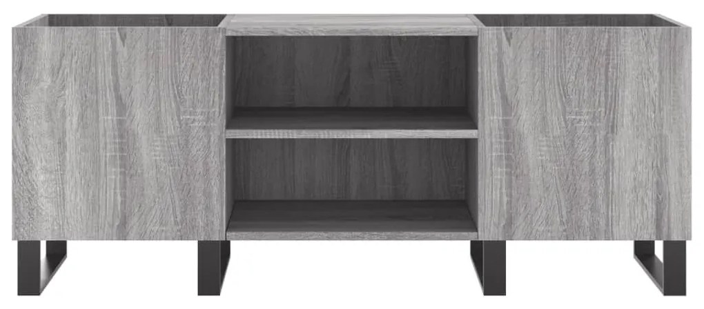 Δισκοθήκη Γκρι Sonoma 121 x 38 x 48 εκ. από Επεξεργασμένο Ξύλο - Γκρι