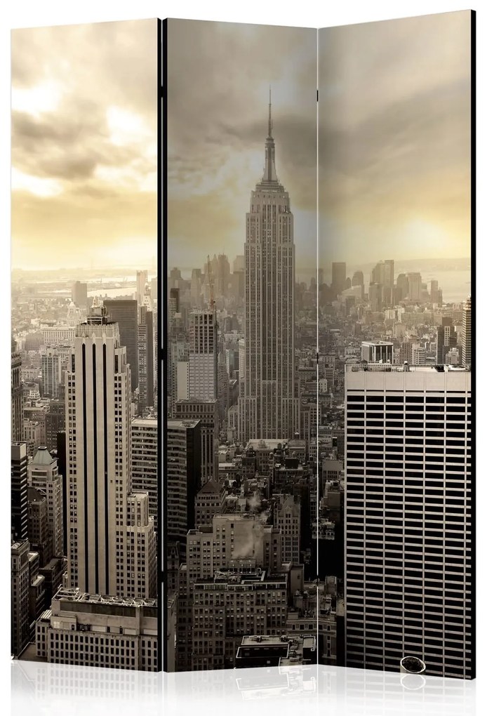 Διαχωριστικό με 3 τμήματα - Light of New York [Room Dividers] 135x172