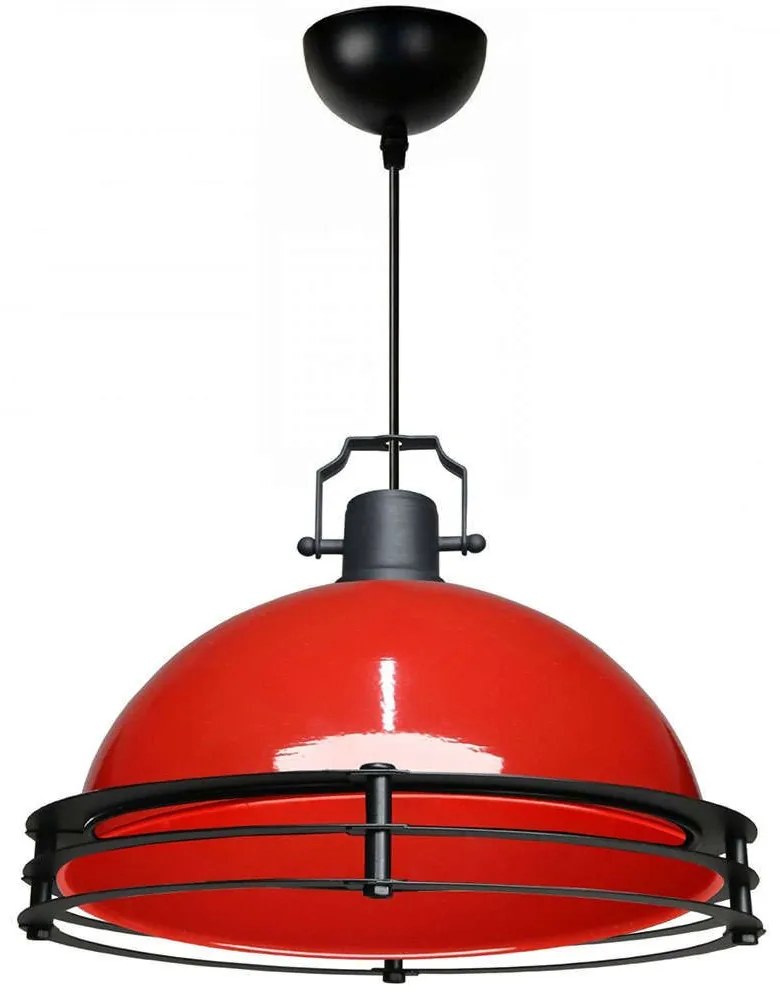Φωτιστικό Οροφής 780SGN4596 Φ30x100cm 1xE27 40W Red-Black Opviq