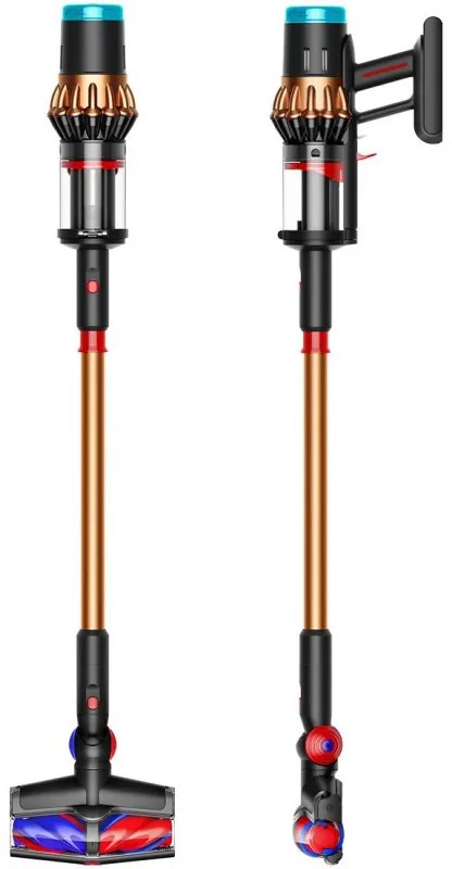 Σκούπα όρθια Dyson V16 Piston Animal 492963-01, 315AW, 900W, 1.3L, 70 λεπτά, CleanCompaktor™, Hyperdymium™, MyDyson™, HEPA, LCD, Μαύρο/Χαλκός