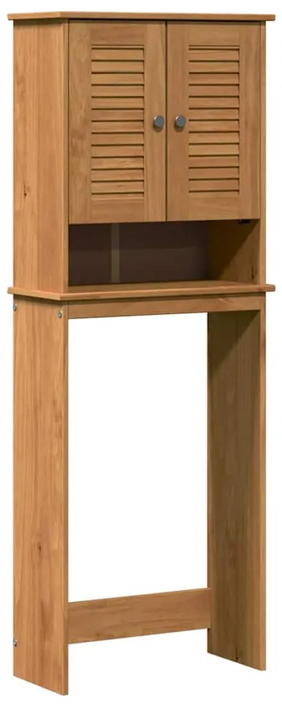 vidaXL Ντουλάπα τουαλέτας VIGO Καφέ και Μέλι Καφέ 60 x 27 x 161 εκ