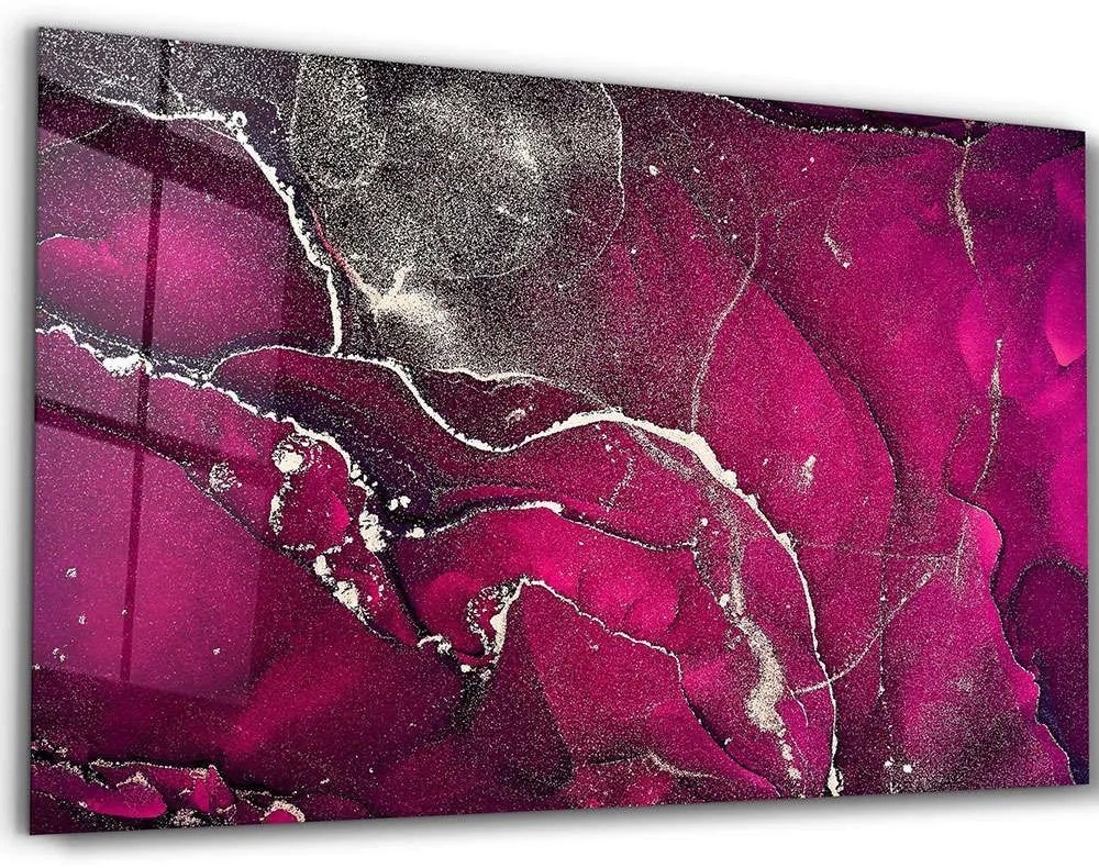Πίνακας Γυάλινος 672BRS1441 72x46cm Multi Wallity Οριζόντιοι Glass