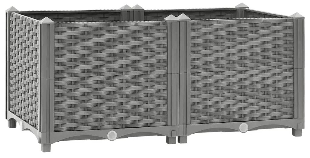vidaXL Ζαρντινιέρα 80 x 40 x 38 εκ. από Πολυπροπυλένιο
