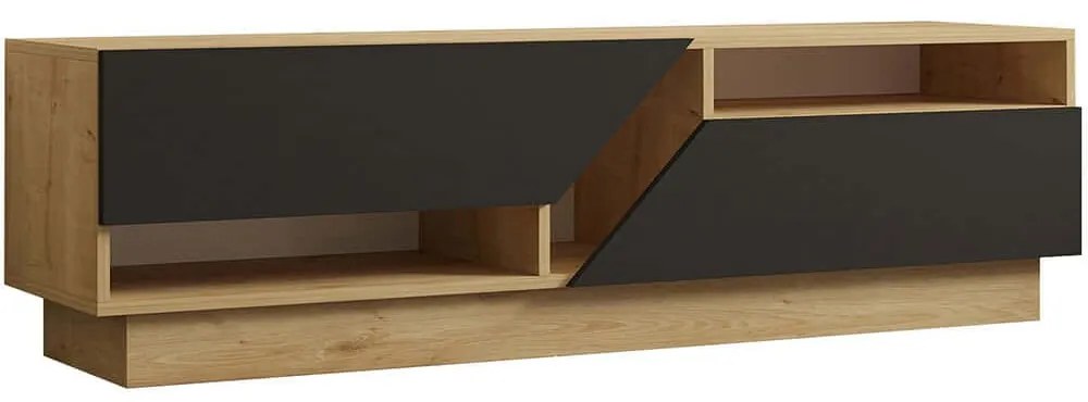 Έπιπλο Τηλεόρασης Koza 835PUQ3057 160x40x45cm Oak-Anthracite