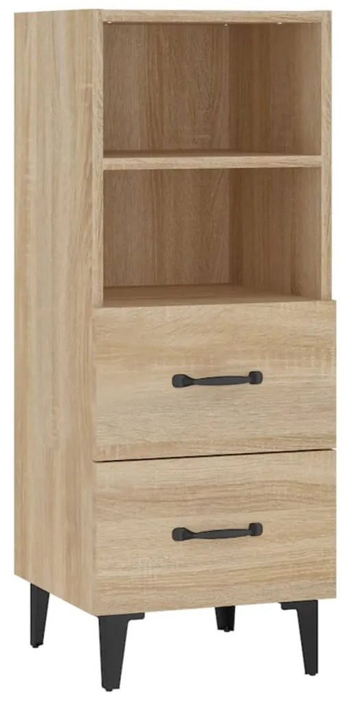 vidaXL Ντουλάπι Sonoma Δρυς 34,5x34x90 εκ. από Επεξεργασμένο Ξύλο