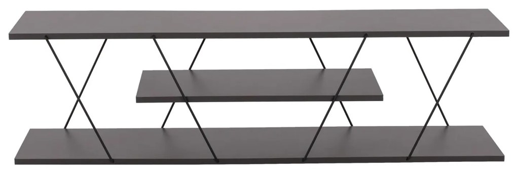 Έπιπλο τηλεόρασης TARS Μελαμίνη σε Γκρί 120x32x33Yεκ. 120x32x33 εκ.