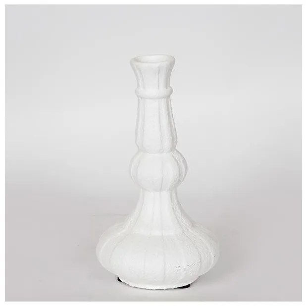 Βάζο Κεραμικό Λευκό 13x13x23.5cm 752-20261 Estheti-752-20261-Λευκό 752-20261