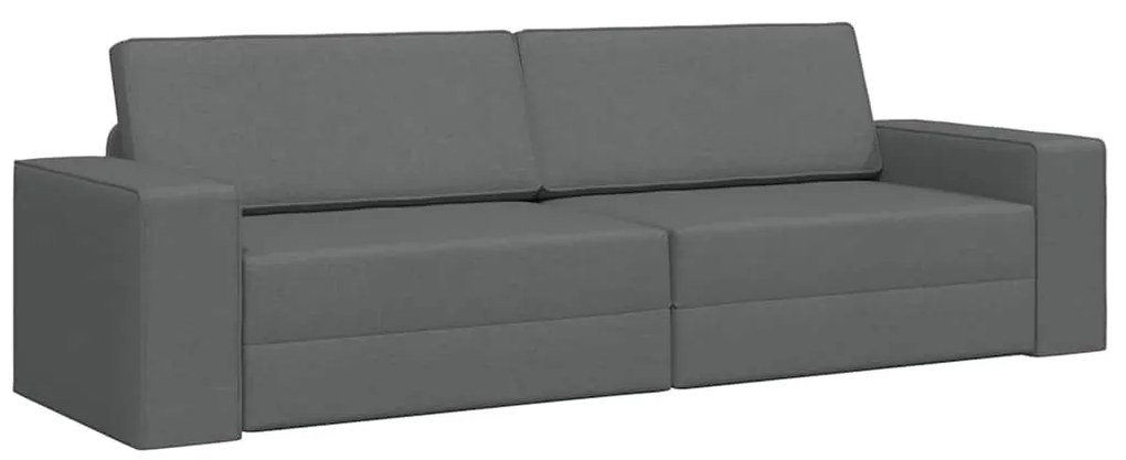 vidaXL Καναπέ-Κρεβάτι Σκούρο Γκρι 245 x 78 x 77 εκ. ύφασμα
