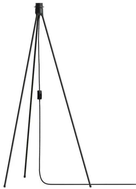 Σώμα Επιδαπέδιου Φωτιστικού Τρίποδη 1xE27 Tripod Floor Umage -4016-Μαύρο 4016