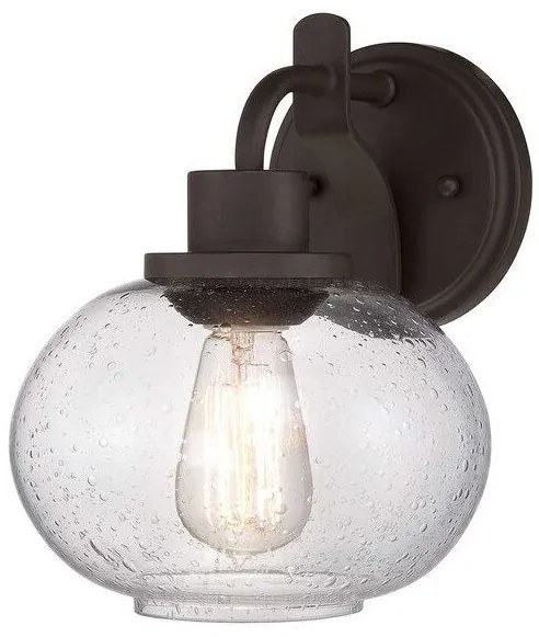 Απλίκα Φωτιστικό Τοίχου 1xE27 Trilogy Elstead Lighting-QZ-TRILOGY1-Μπρονζέ QZ-TRILOGY1