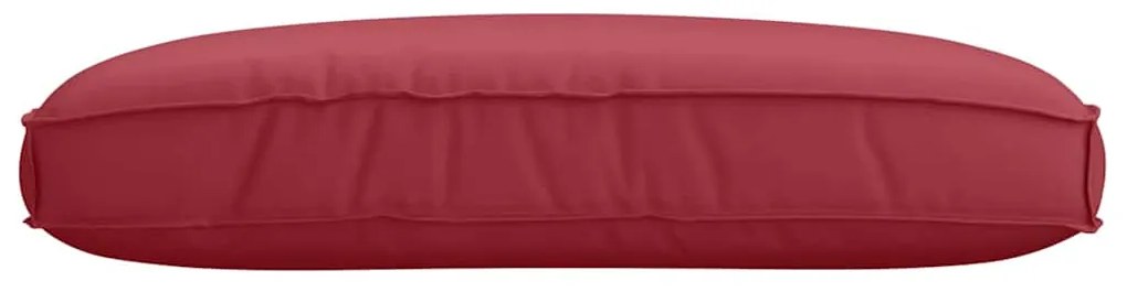 vidaXL Μαξιλάρι παλέτας για κάθισμα Κόκκινο 120 x 80 x 12 cm