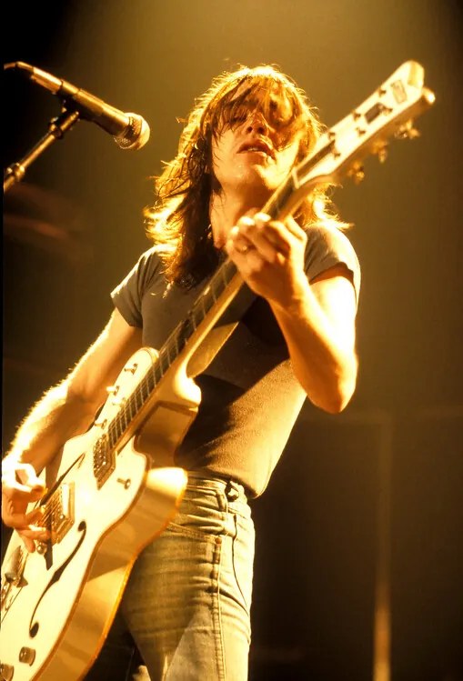 Φωτογραφία Malcolm Young AC/DC 1980, Ron Pownall Photography