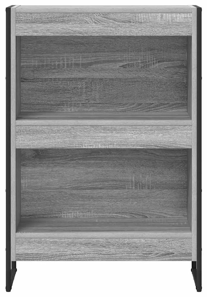 vidaXL Βιβλιοθήκη Γκρίζο Σονομα 80 x 30 x 155 εκ Επεξεργασμένο ξύλο