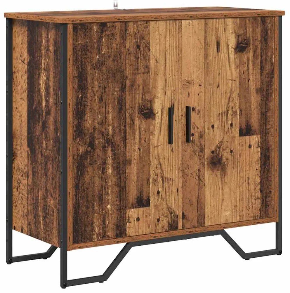 vidaXL Πλαϊνό γραφείο Καφέ 78 x 35.5 x 74.5 εκ. Επεξεργασμένο ξύλο