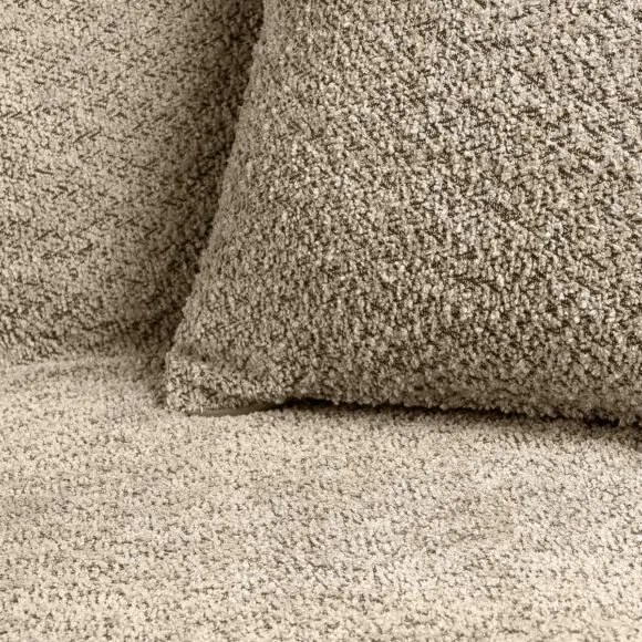 Beauty Home Ύφασμα ριχτάρι με το μέτρο Φ180 Lamb Art 8573 Άμμου