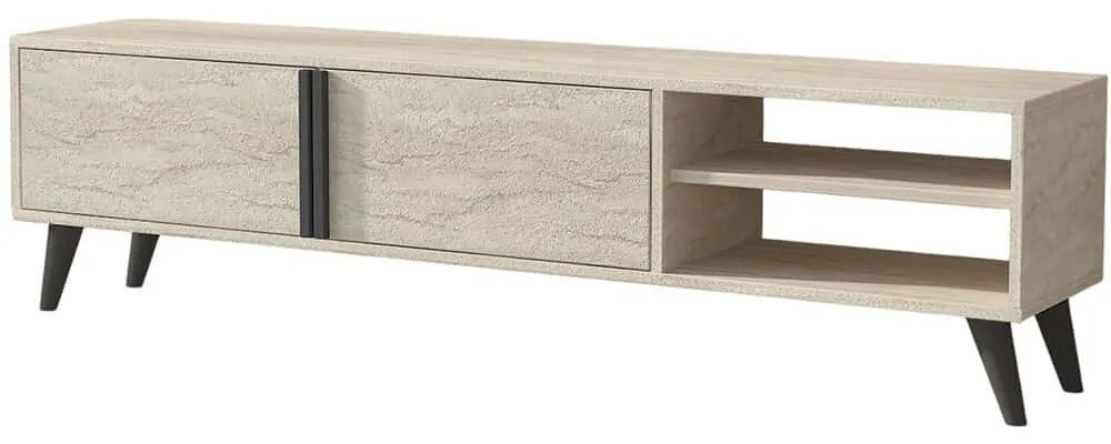 Έπιπλο Τηλεόρασης Benoit 382NRC1154 160x36,5x44,5cm Travertine Beige
