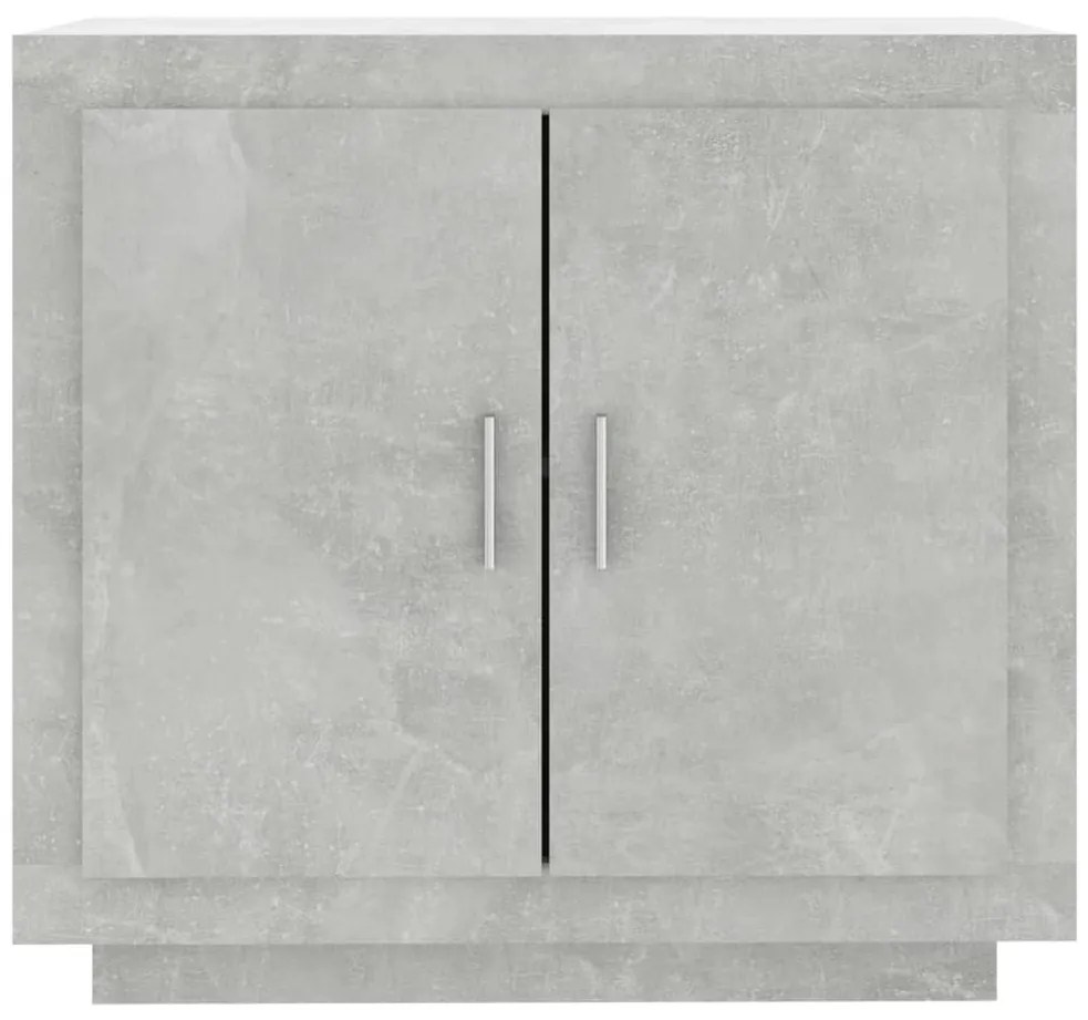 vidaXL Ντουλάπι Γκρι Σκυροδέματος 80x40x75 εκ. Επεξεργασμένο Ξύλο