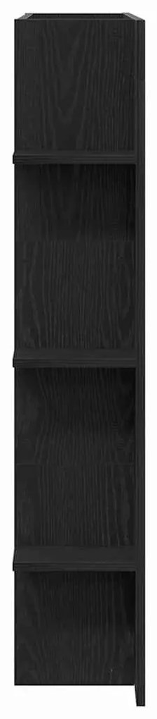 vidaXL Ντουλάπι TV Μαύρη δρυς 152 x 22 x 113 εκ. Επεξεργασμένο ξύλο