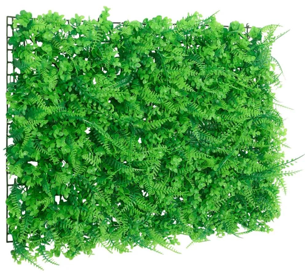  Φράχτης 6 τεμ. Πράσινος 40 x 60 εκ. από Τεχνητά Φύλλα Φτέρης