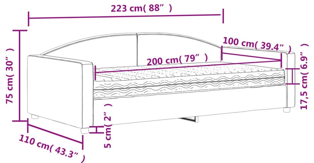 ΚΑΝΑΠΕΣ ΚΡΕΒΑΤΙ ΜΕ ΣΤΡΩΜΑ ΜΑΥΡΟ 100 X 200 ΕΚ. ΥΦΑΣΜΑΤΙΝΟ 3197177