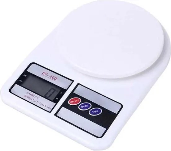 SF-400 Ψηφιακή Ζυγαριά Κουζίνας 1gr/5kg Λευκή