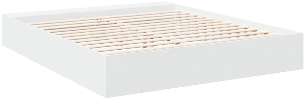 vidaXL Πλαίσιο Κρεβατιού Λευκό 180 x 200 εκ. Επεξεργ. Ξύλο