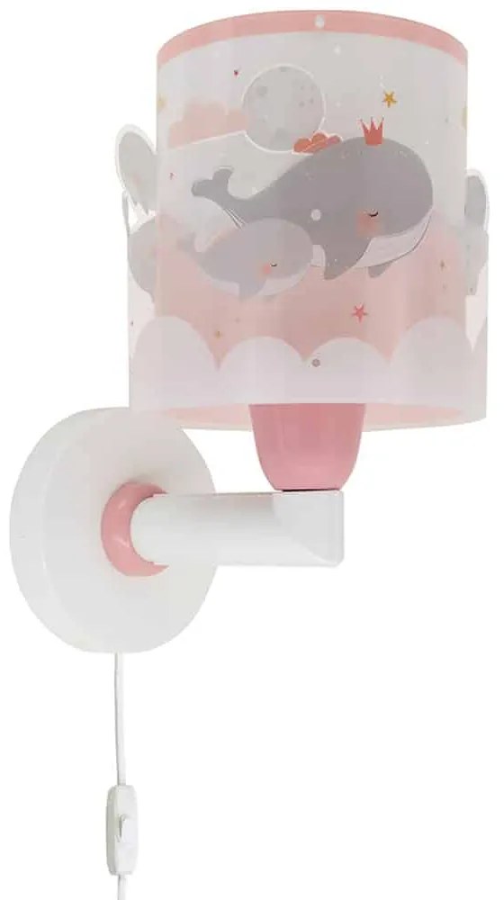Whale Dreams Pink απλίκα τοίχου (61179[S]) - 61179S - 61179S