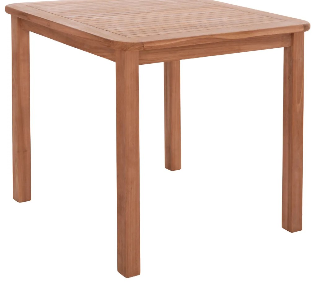 ΤΡΑΠΕΖΙ ΤΕΤΡΑΓΩΝΟ PRESSCOT HM18122 ΞΥΛΟ TEAK--ΦΥΣΙΚΟ 80x80x76Υεκ.