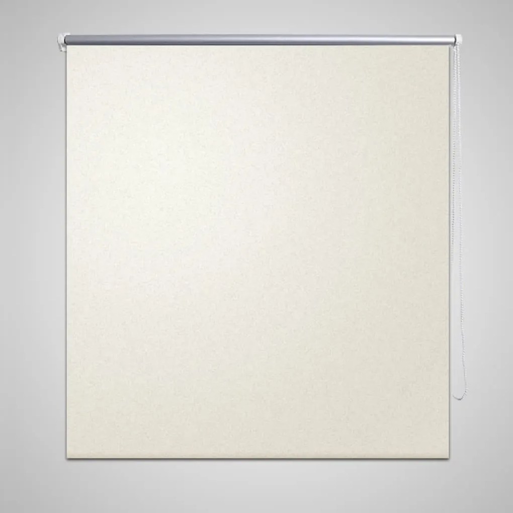 vidaXL Στόρι Συσκότισης Ρόλερ Υπόλευκο 140 x 230 εκ.